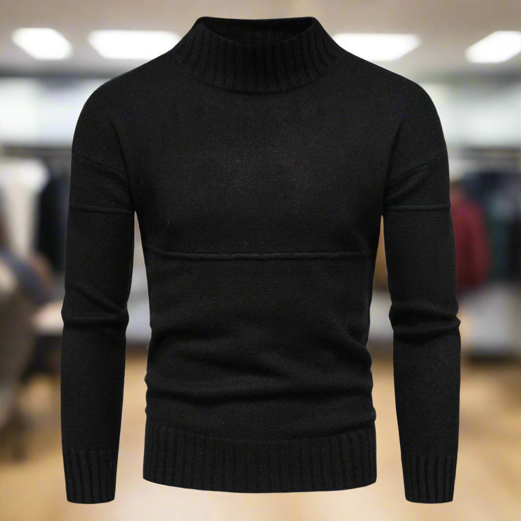 Karl™ | Herren-Gerippter Rollkragenpullover